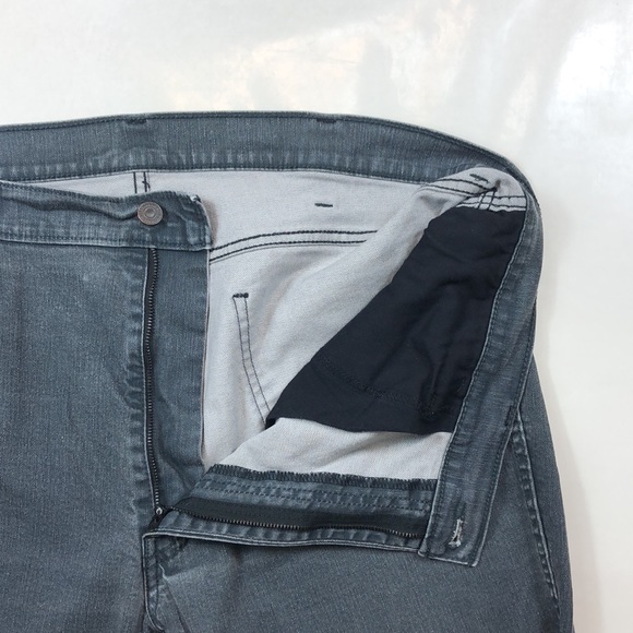 Levis 541 Smoke Gray Cotton Relaxed Fit Denim Jeans - Picture 13 of 17